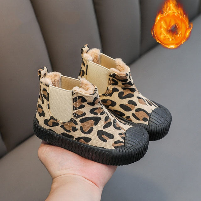 "Trey" High Top Canvas Shoes Size 22-31 (EU)
