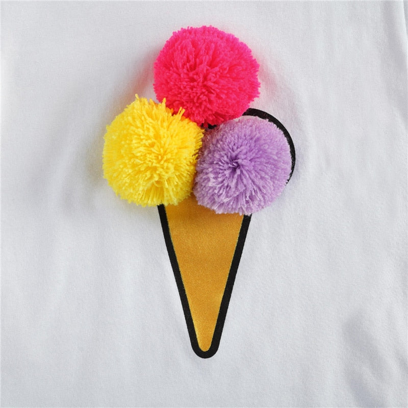 2Pcs 3D Ice-cream Summer Set 12m-6yrs