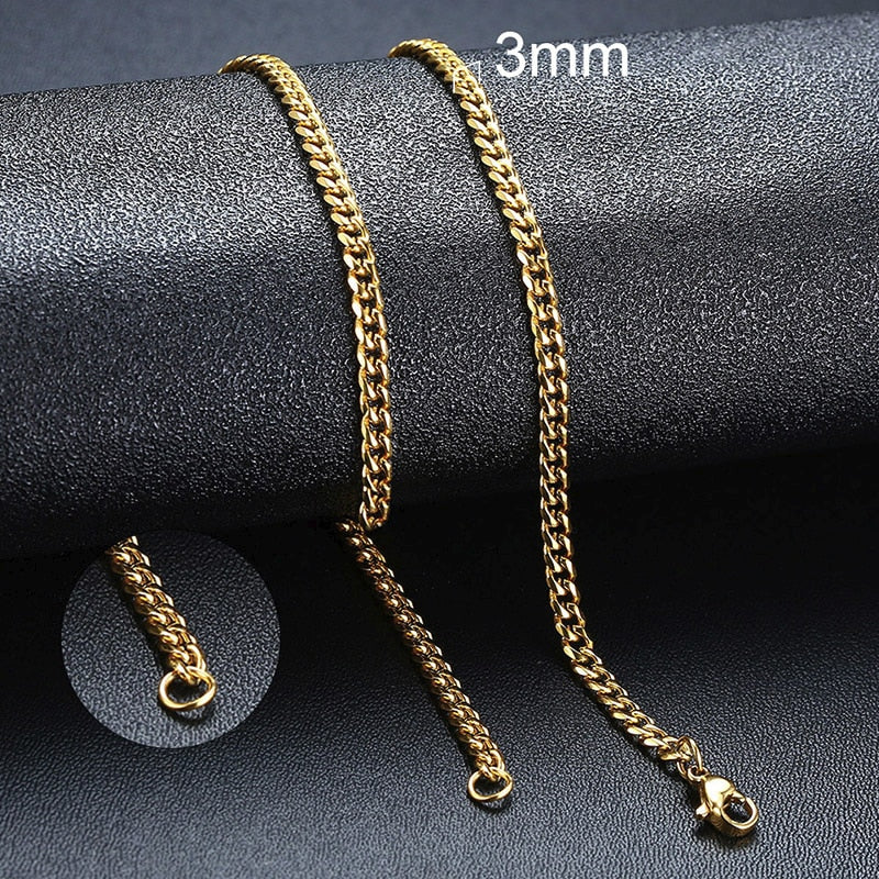 ECO Friendly Material Necklace Silver, Black or Gold plated