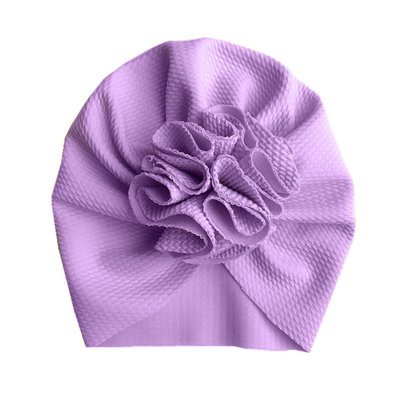 Turban Flower Baby Hat