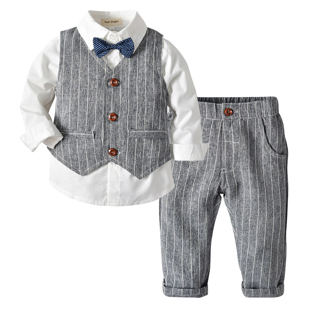 3Pcs Boys Smart Outfit "Mathieu" 0-24m