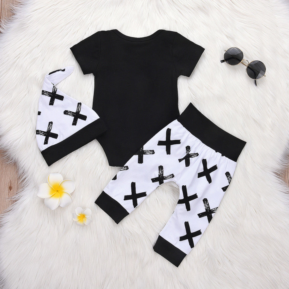 3Pcs Baby Boys Set "Just Like Dad" 3-24m