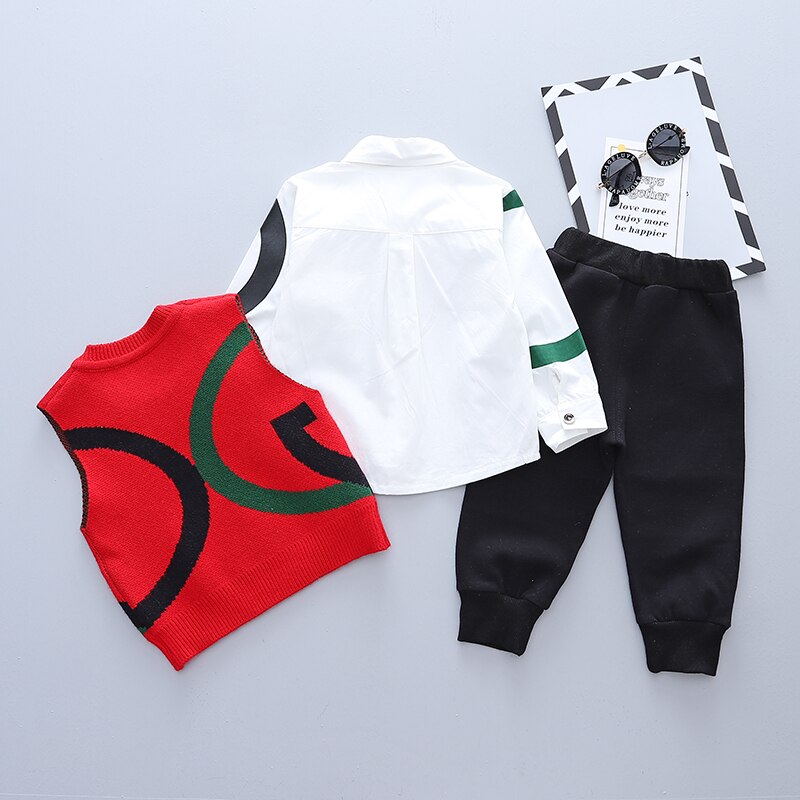 3pcs Boys Outfit "Antonio" 5 colors 9m-4yrs