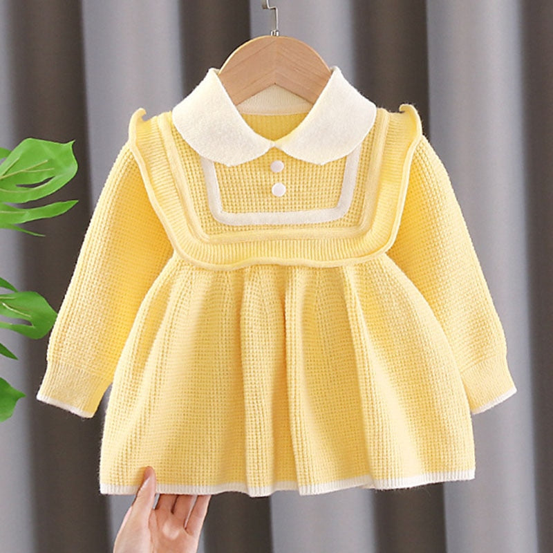 Girls Knitted Dress 6m-4yrs