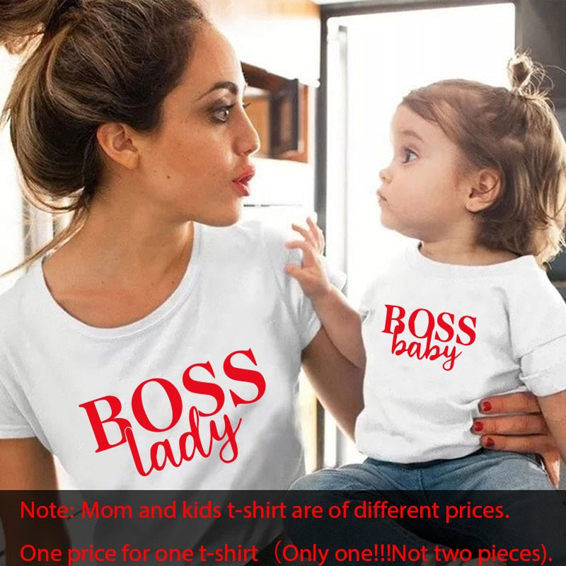 Boss Mommy & Me Cotton T-Shirt