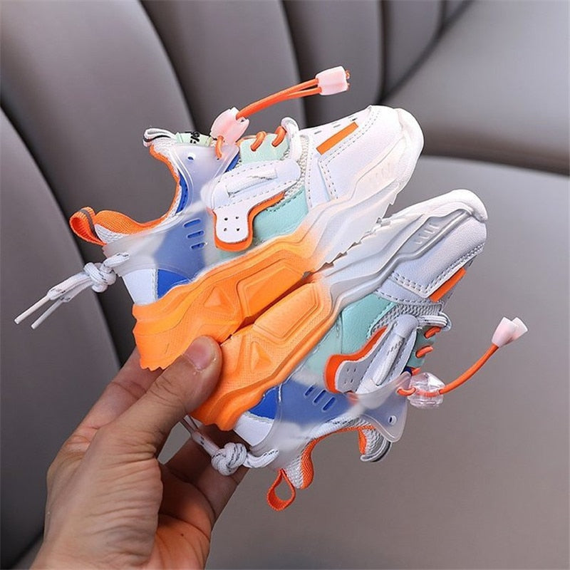 Wave Runner Soft Leather Non-slip Sneakers