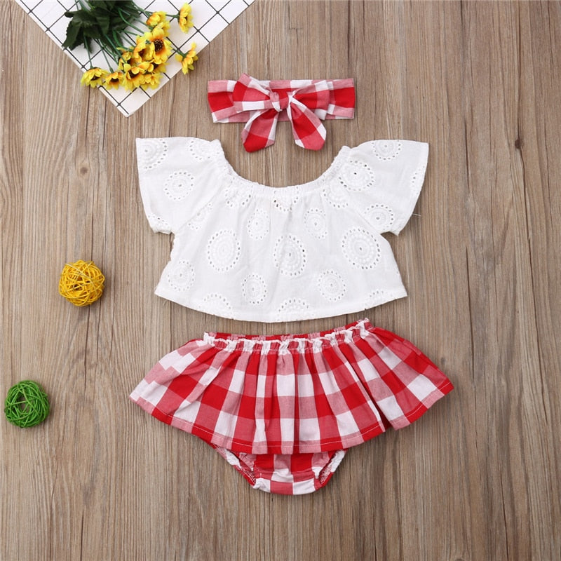 3Pcs Baby Girl Set "Mary Ann" 0-24m