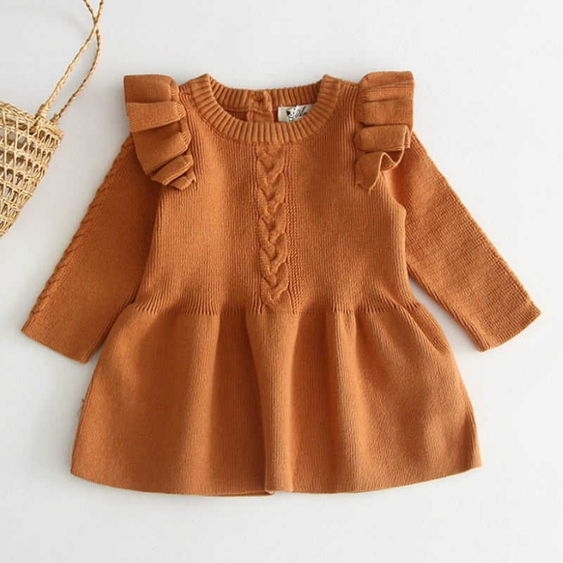 Girls Knitted Dress 6m-4yrs