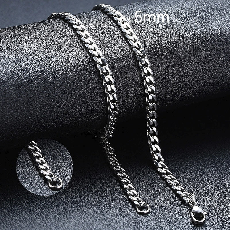ECO Friendly Material Necklace Silver, Black or Gold plated