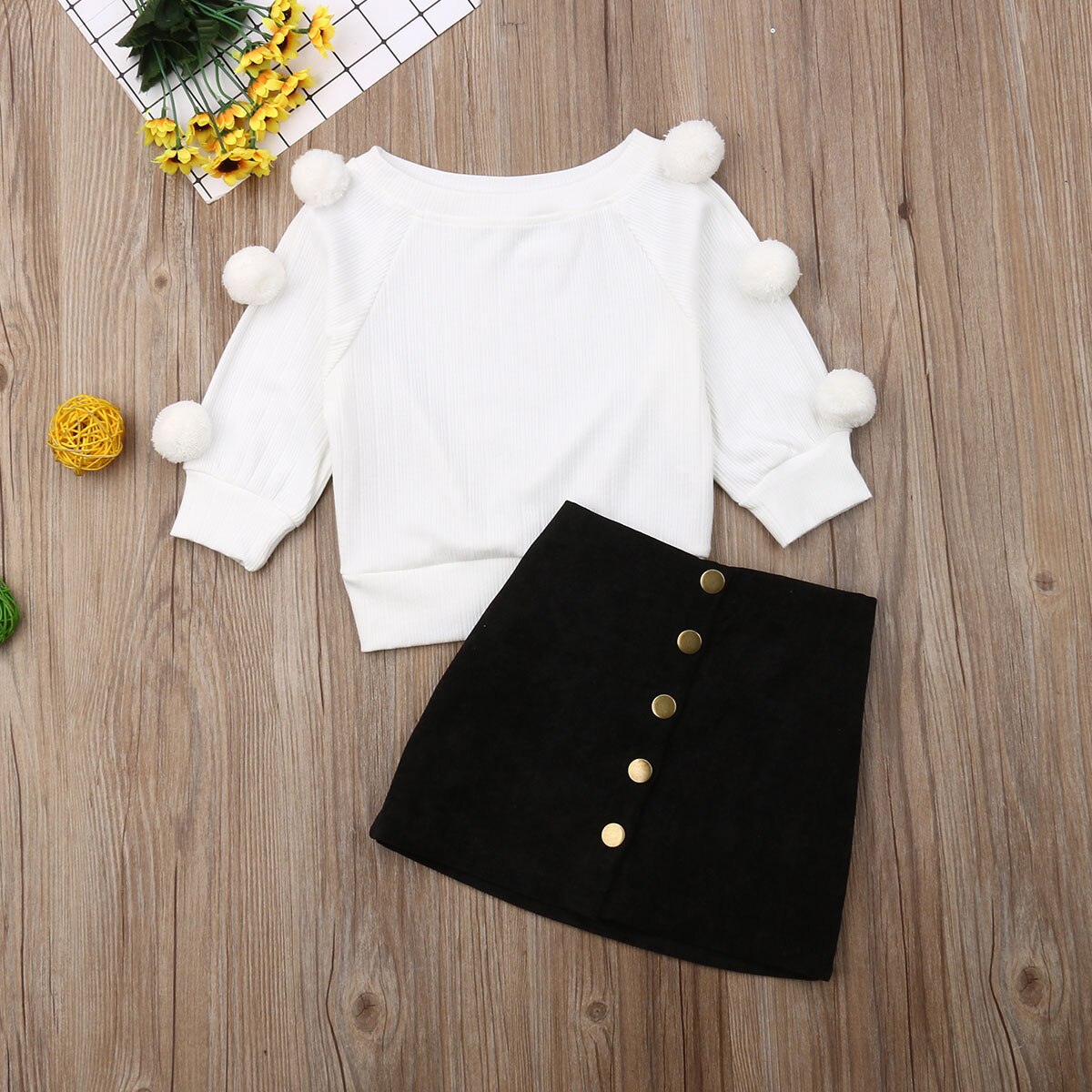 2Pcs Girls Outfit "Francine" 2-7yrs