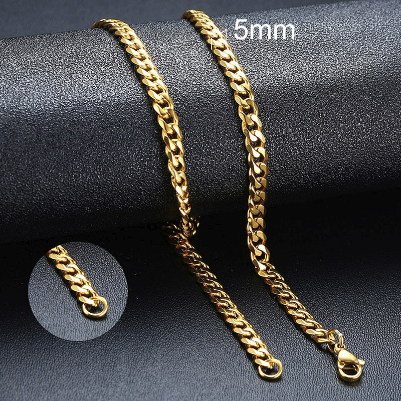 ECO Friendly Material Necklace Silver, Black or Gold plated