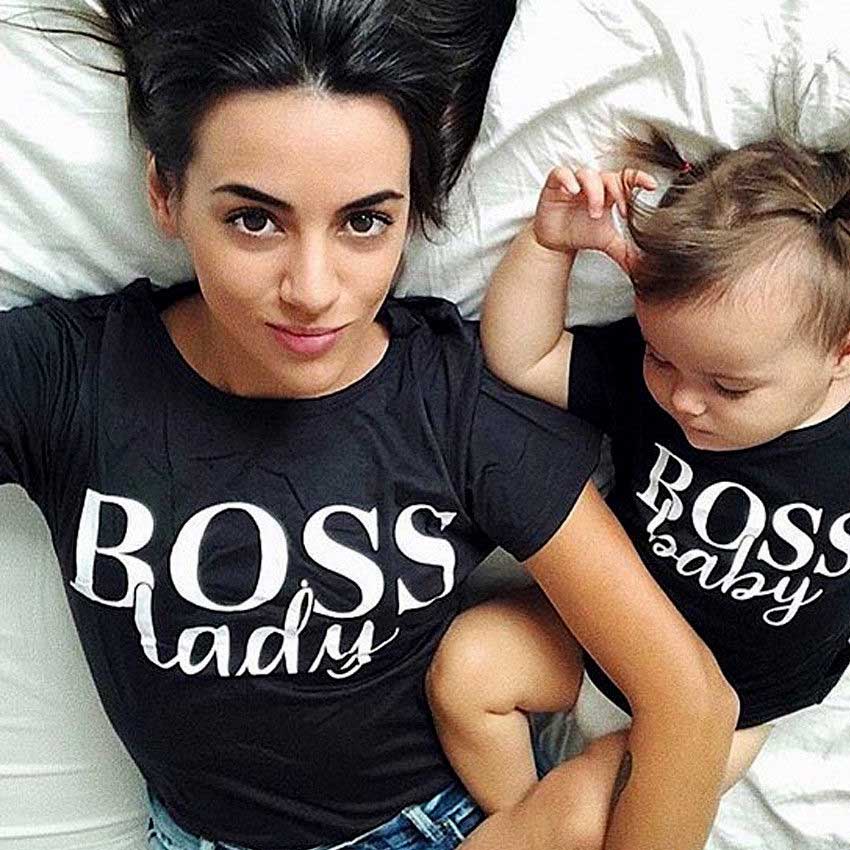 Boss Mommy & Me Cotton T-Shirt