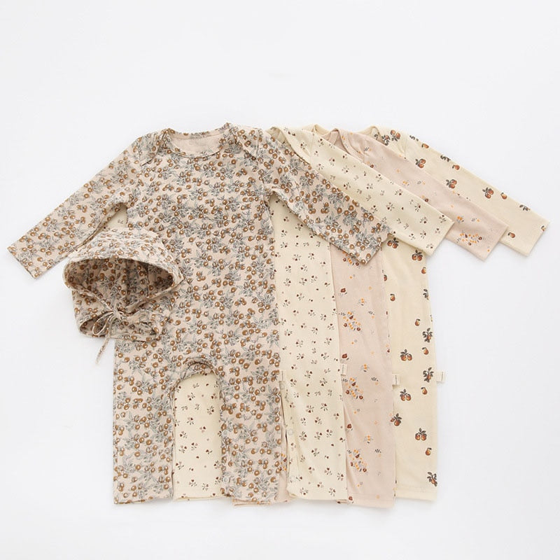 'Bexley Collection' Romper & Bonnet (0-24M)