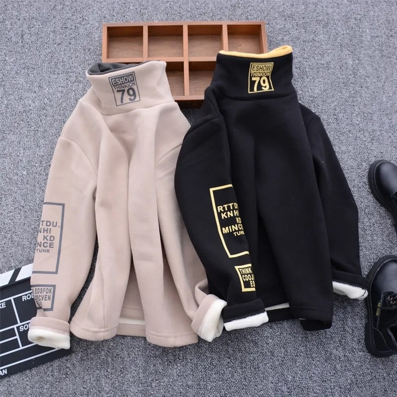 Cotton T-Neck Sweater 3-12yrs