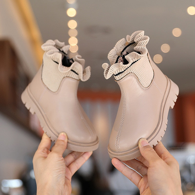 Chelsea Boots for Girls Size 22-37 (US Size little kids 5.5 through big kids 5)