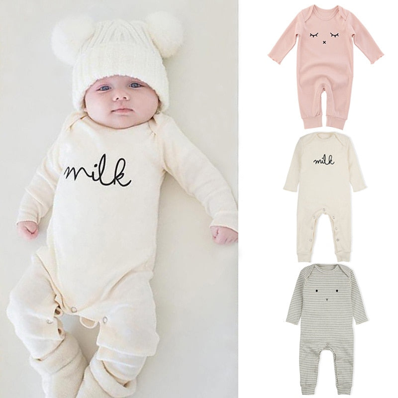 "Parker" One Piece Baby Romper 0-18 Mos
