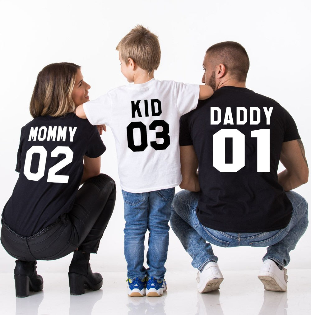 Family Matching Cotton T-shirt