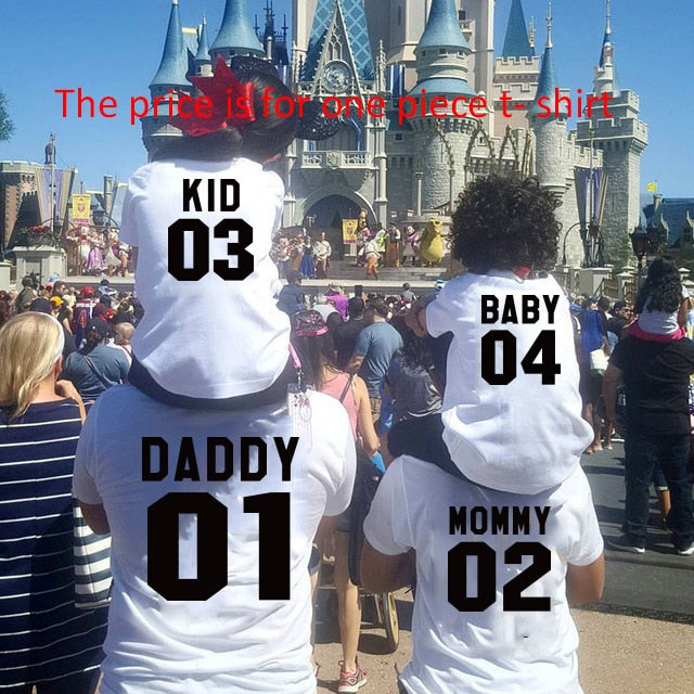 Family Matching Cotton T-shirt