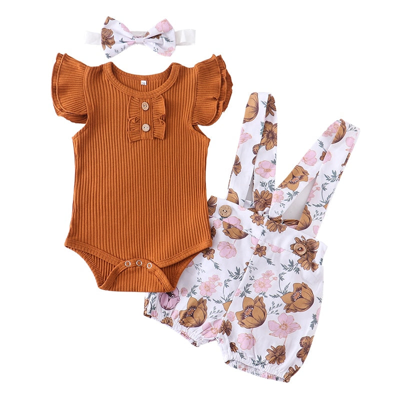 Baby Girl 3pcs fashion set 0-24m