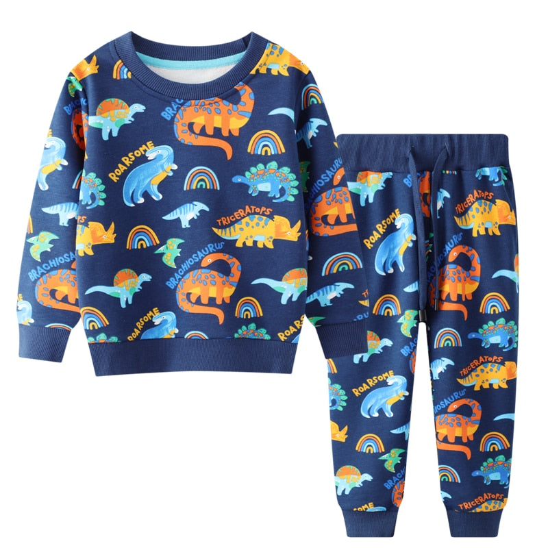 Modern Print 2 PCS Tracksuit 2T-7T