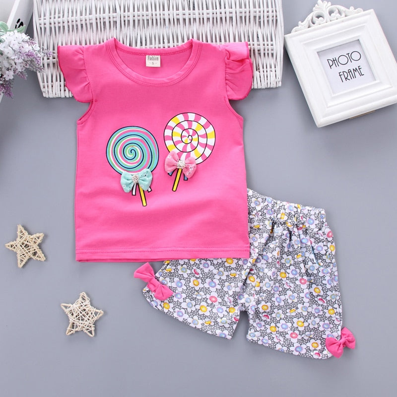 Lollipop Shorts Set (6M-5T)