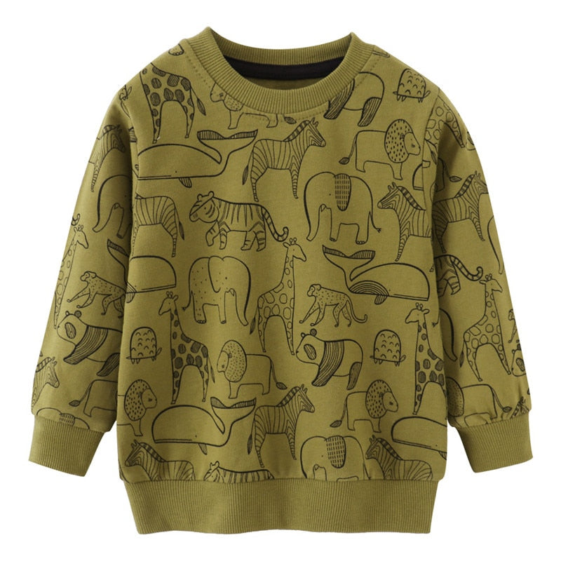 Charming Prints Crewneck Sweatshirt 2T-7T Various Styles