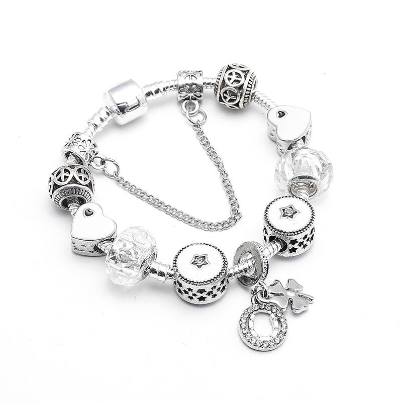 Silver plated Charm Bracelet different styles