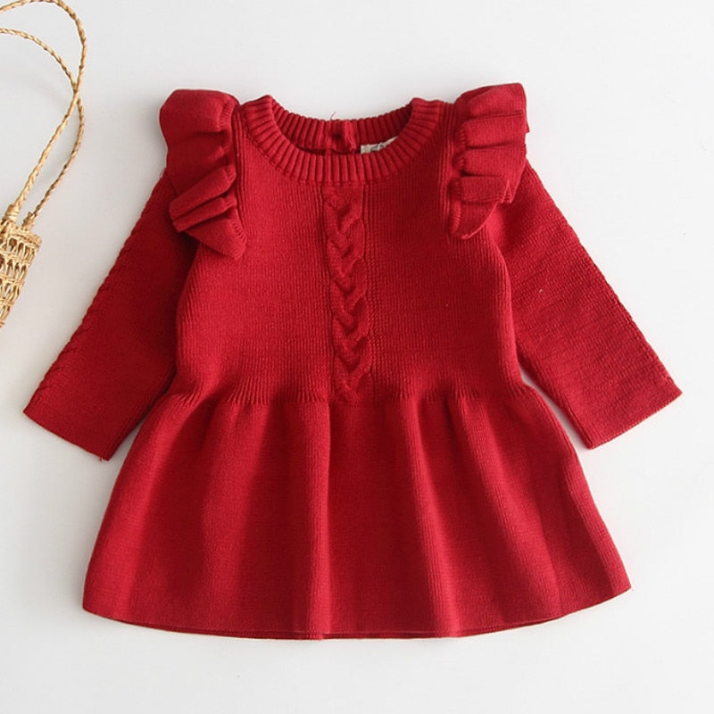 Girls Knitted Dress 6m-4yrs