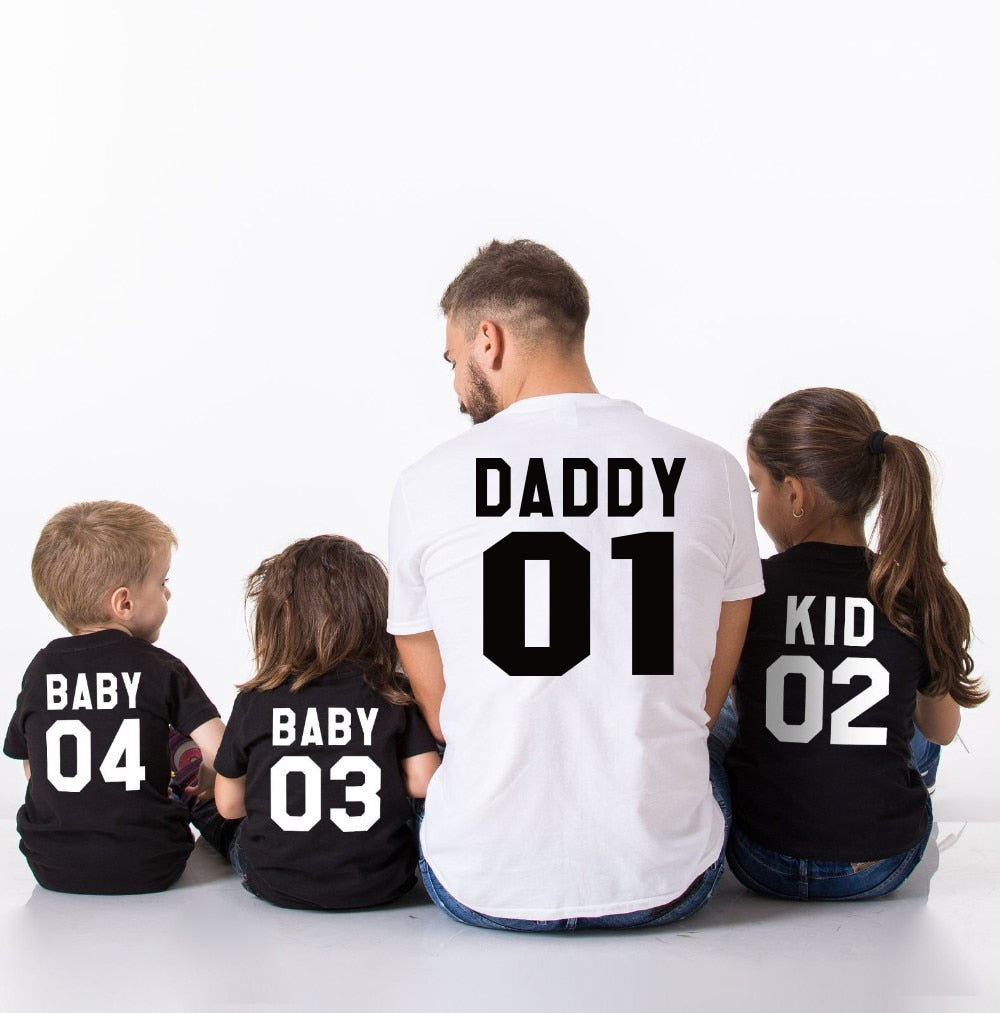 Family Matching Cotton T-shirt