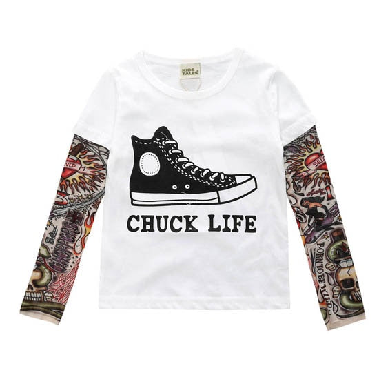 Novelty Tattoo Boys T-Shirt 2-7yrs