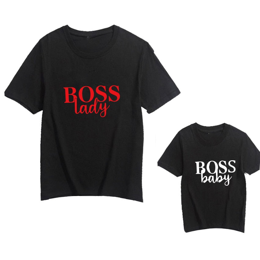 Boss Mommy & Me Cotton T-Shirt