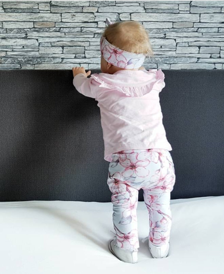 3Pcs Baby Girl Set "Blaise" 0-24m