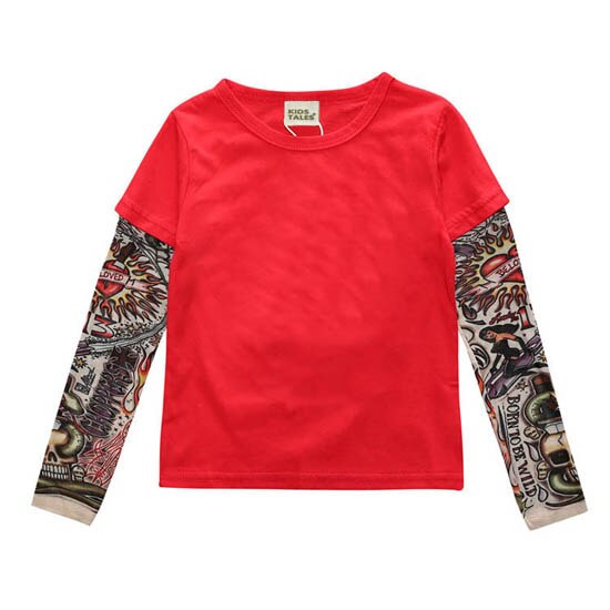 Novelty Tattoo Boys T-Shirt 2-7yrs