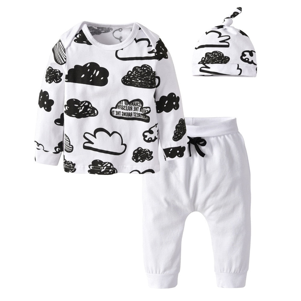 3Pcs Organic Cotton Set "Aubrey" 0-24m