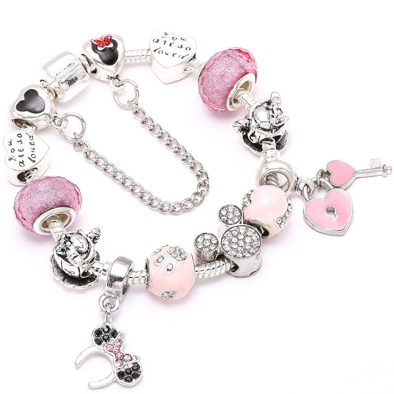 Silver plated Charm Bracelet different styles