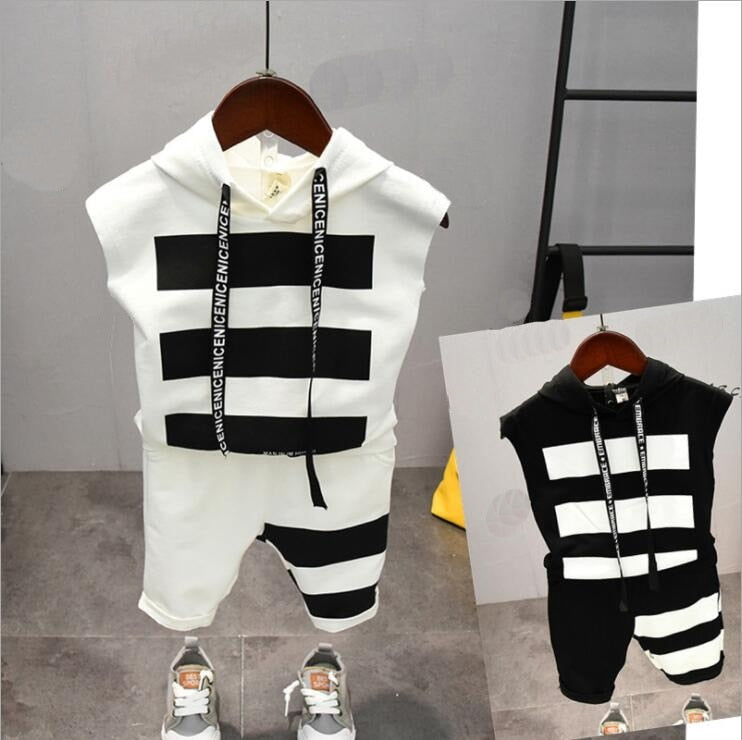 2pcs Boys Summer Outfit "Adriano" 2 colors 2-6yrs
