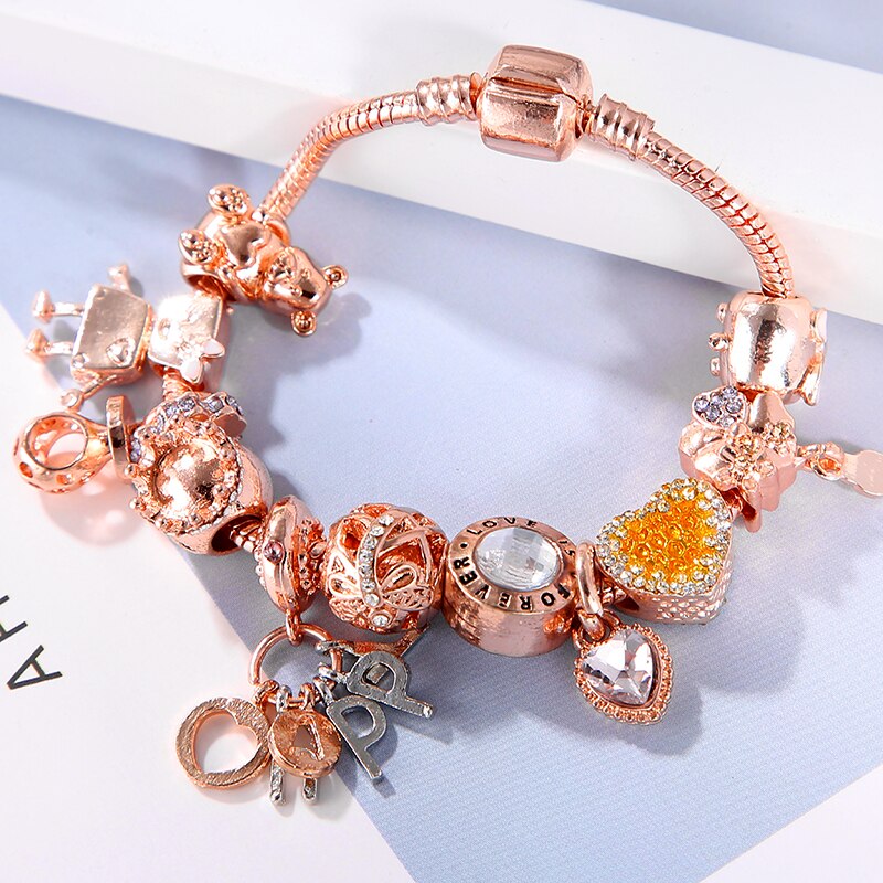 New Cute Little Bella Beads Charm Bracelet For Women & Kids