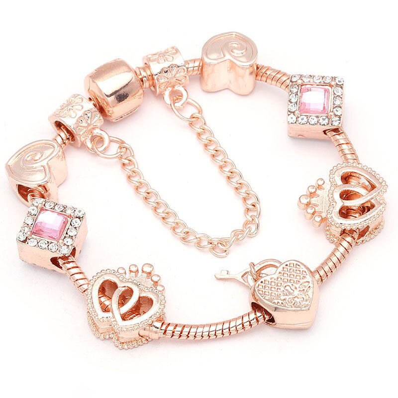 New Cute Little Bella Beads Charm Bracelet For Women & Kids
