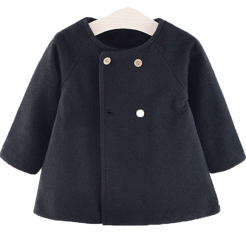 Girls Wool Blend Coat 10m-4yrs