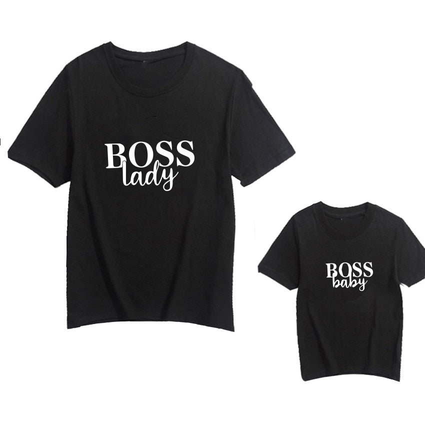 Boss Mommy & Me Cotton T-Shirt