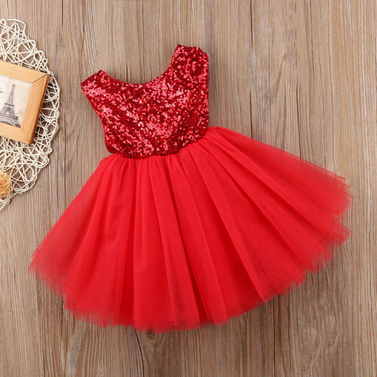 Girls Flower Lace Dress 12m-4yrs