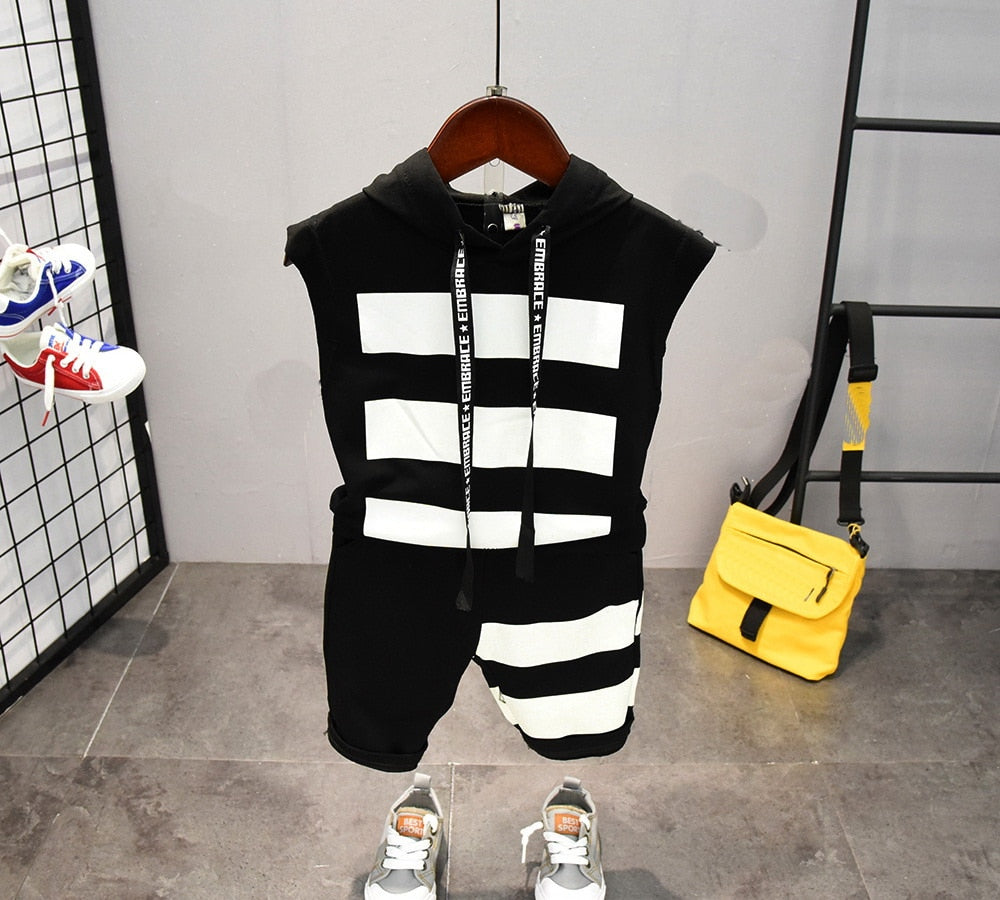 2pcs Boys Summer Outfit "Adriano" 2 colors 2-6yrs