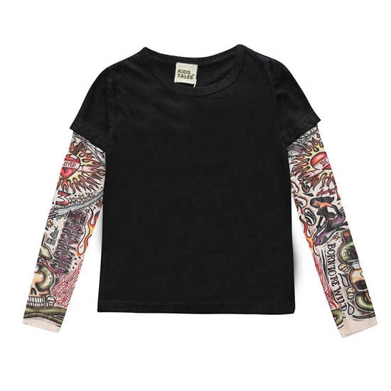 Novelty Tattoo Boys T-Shirt 2-7yrs