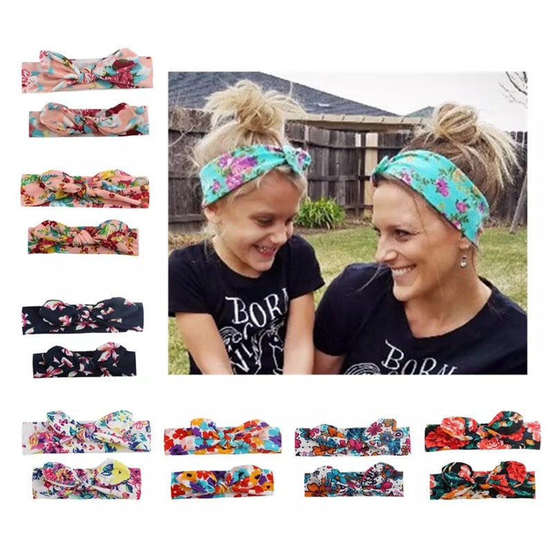 2pcs Mom Mother & Daughter Matching Headbands