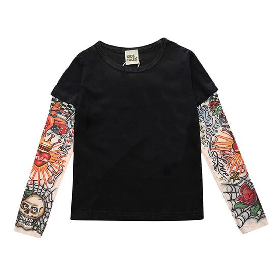 Novelty Tattoo Boys T-Shirt 2-7yrs
