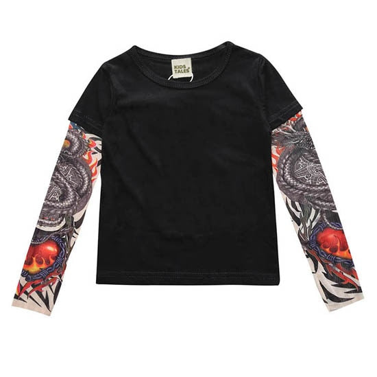 Novelty Tattoo Boys T-Shirt 2-7yrs