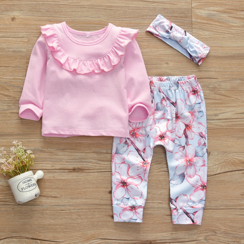 3Pcs Baby Girl Set "Blaise" 0-24m