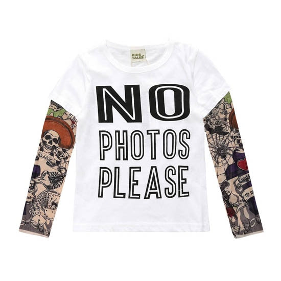 Novelty Tattoo Boys T-Shirt 2-7yrs