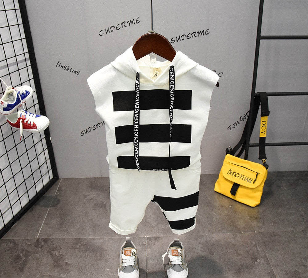 2pcs Boys Summer Outfit "Adriano" 2 colors 2-6yrs