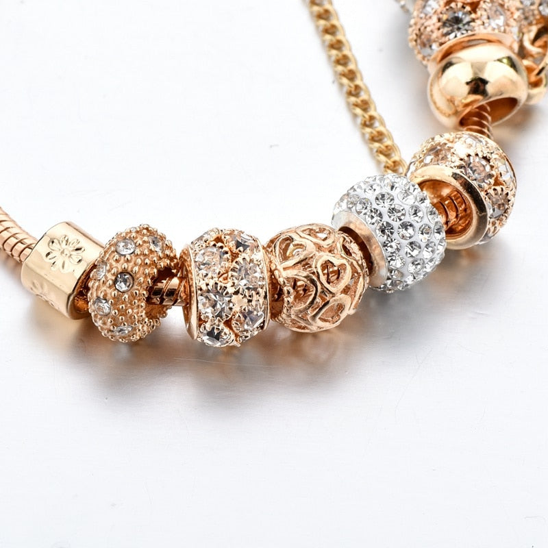Luxury Gold plated Crystal Bracelet